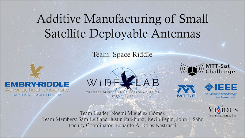 Adaptive Manufacturing of Small Satellite Deployable Antennas (Embry-Riddle Aeronautical University, Daytona Beach, Florida)