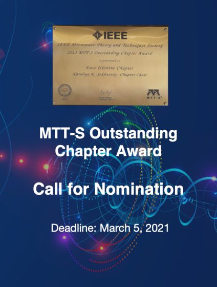MTT-S Outstanding Chapter Award Nomination
