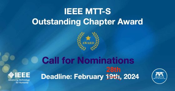 2024 MTT-S Outstanding Chapter Award Nomination