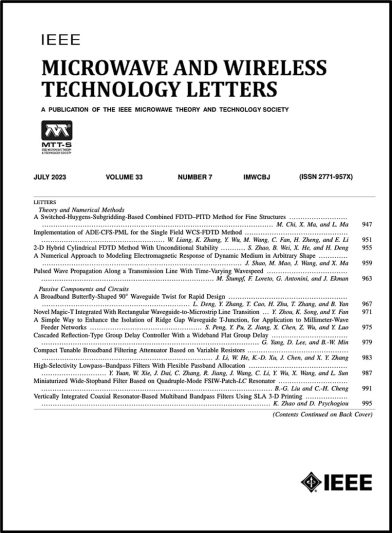 IEEE Microwave and Wireless Technology Letters