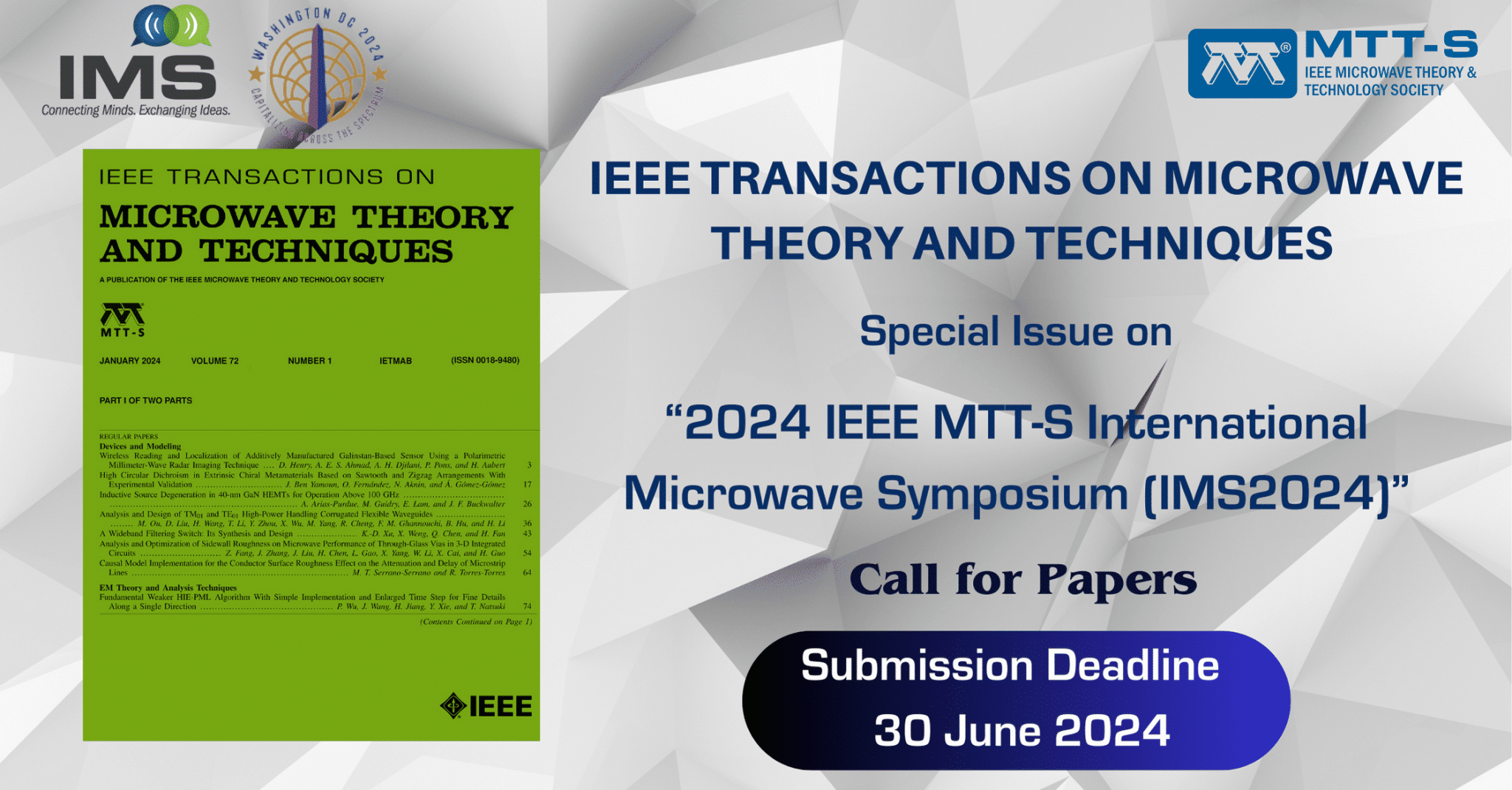 Special Issue on IMS 2024 - MTT-S