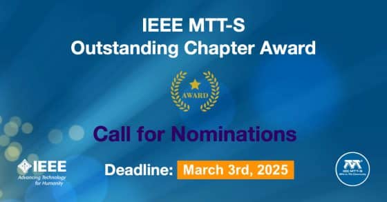 2025 MTT-S Outstanding Chapter Award Nomination