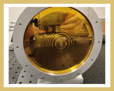 Design and Measurements of a 480 GHz Metamaterial Flat Lens