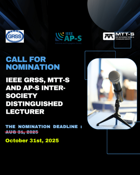 Call for Nomination: IEEE GRSS, MTT-S and AP-S Inter-Society Distinguished Lecturer