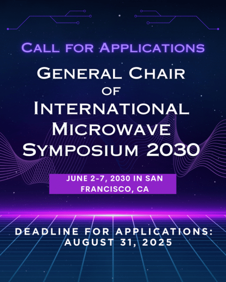 IMS2030 General Chair: Call for Applications