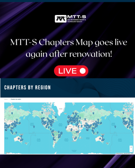MTT-S Chapters Map goes live again after renovation!
