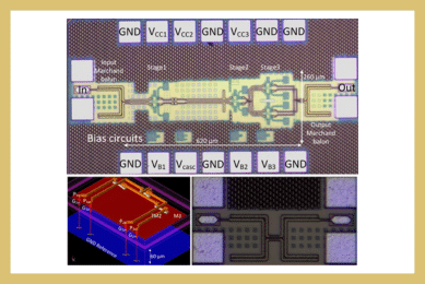 A Flat-Gain 255–315 GHz Power Amplifier With 15.5 dBm Maximum P<sub>sat</sub> and 5.5% η<sub>c</sub> in 130 nm Advanced SiGe BiCMOS Technology
