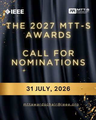 2027 IEEE MTT-S Awards Call for Nominations