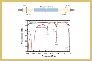 Low-loss, 1-m Long Length, Silica-Based Hollow-Core THz Waveguide Operating at 1 THz